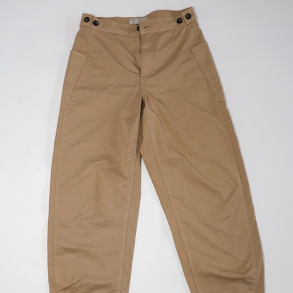 The Barrel Pant Everlane Size 2 Women's Trench Coat Khaki - Picture 2 of 16